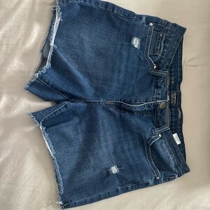 Seven7 Dark Blue Denim Shorts